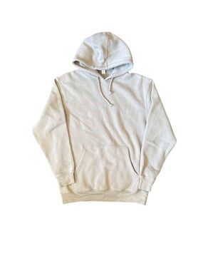 Men's Tan Pullover Hoodie with Kangaroo Pocket